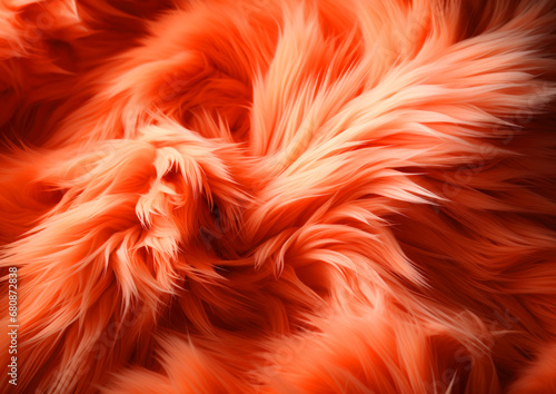 Abstract background with orange fur texture