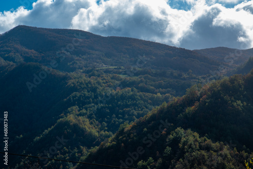 casentino national park autumn colors arezzo tuscany