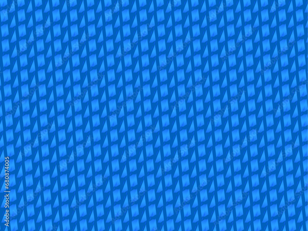 Naklejka premium Blue background with 3D style. Blue gradient abstract pattern background. Blue steel background.