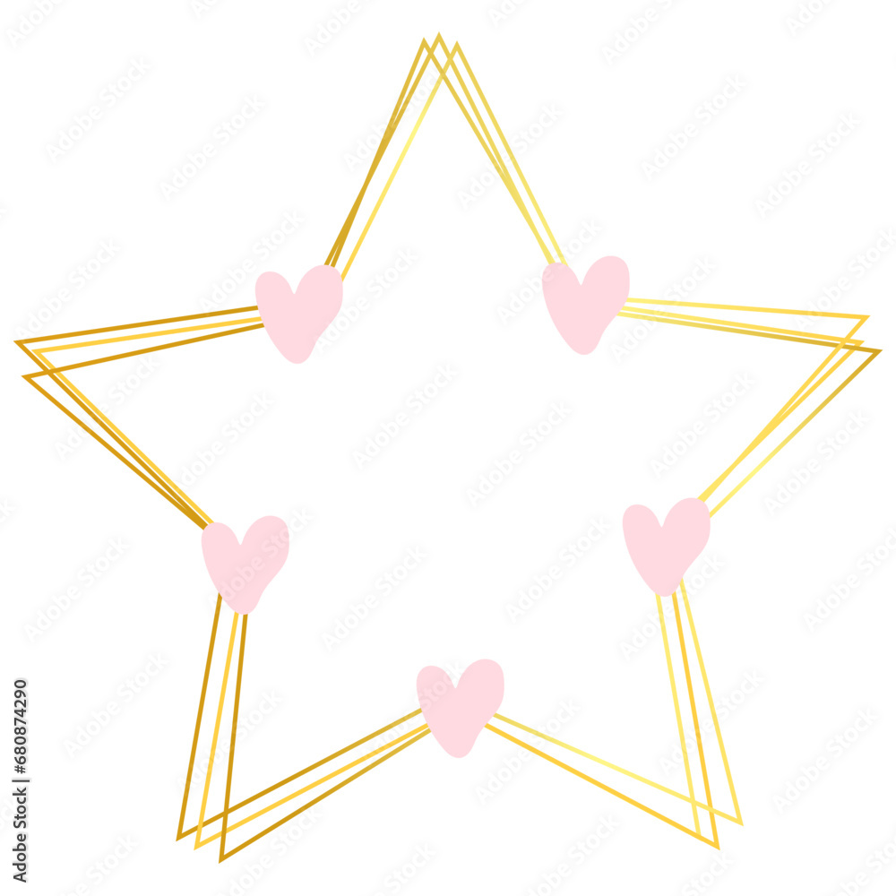 Love Border Frame element Love Border Frame element