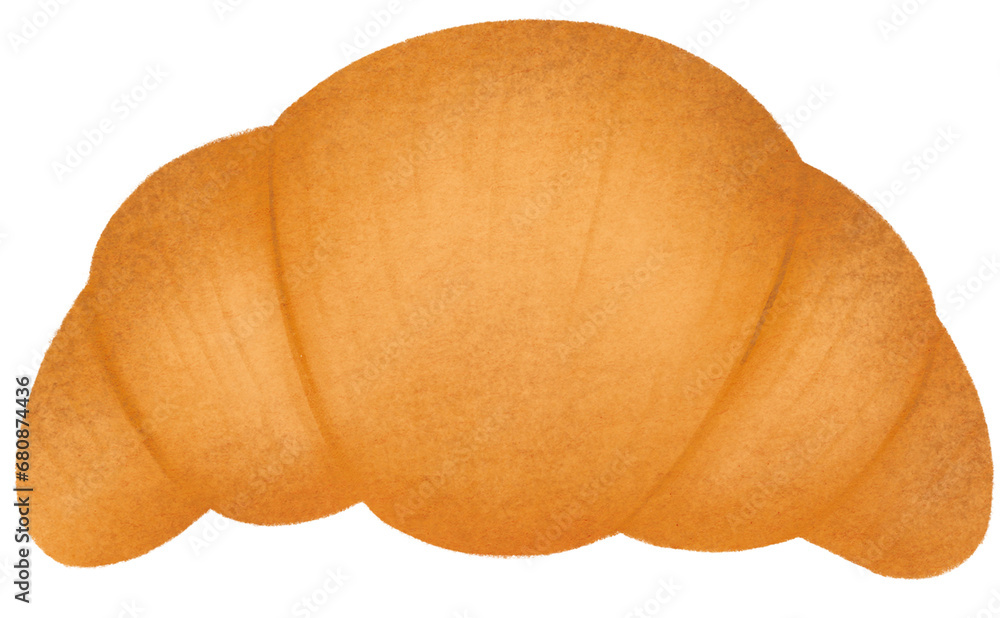 Butter croissant cartoon clipart Butter croissant cartoon clipart