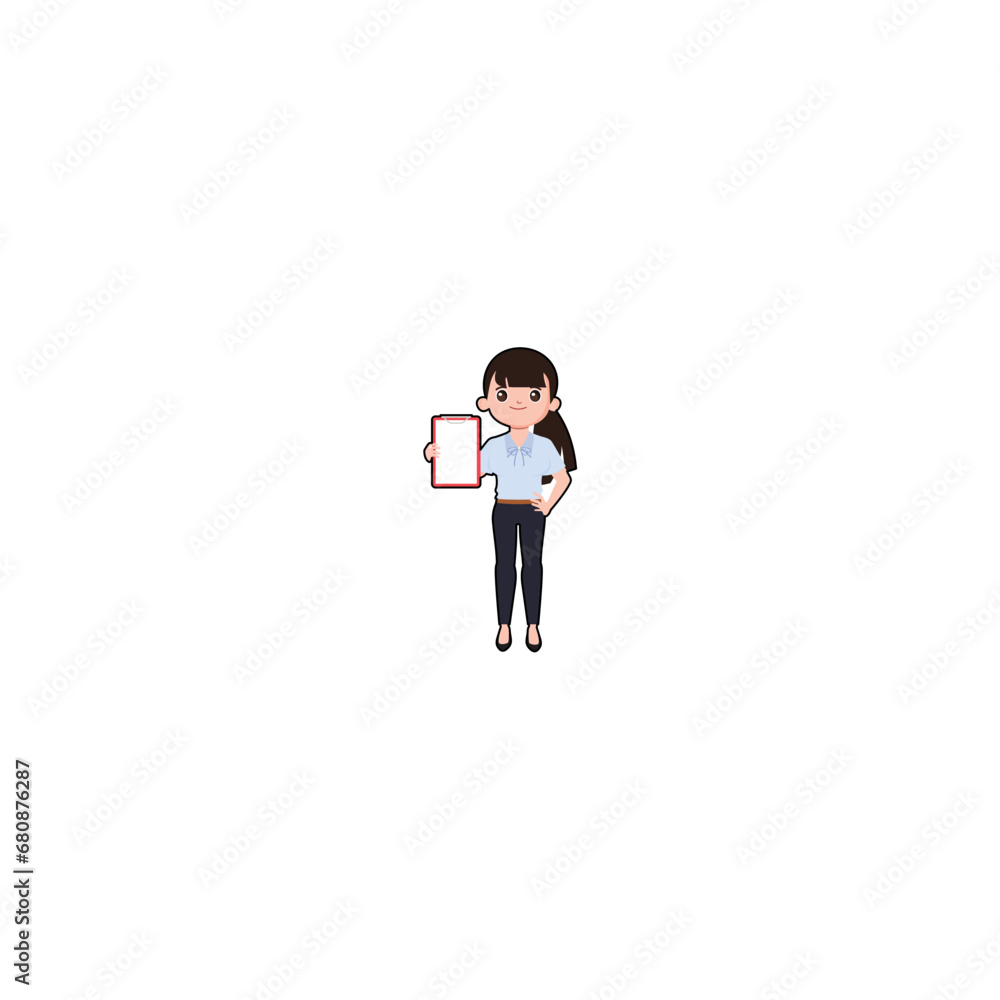 pose set of female teacher in neat clothes character pose set of female teacher in neat clothes character