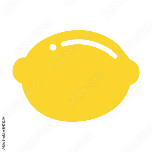 Fresh Lemon cartoon. Hand drawn. Doodle