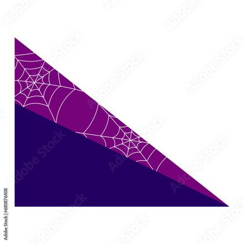 Halloween cobweb vector illustrator design