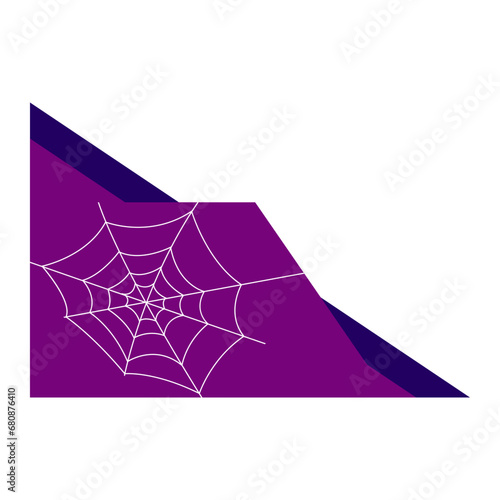 Halloween cobweb vector illustrator design