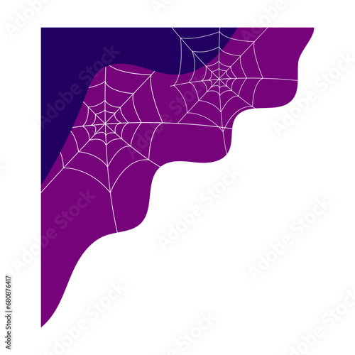 Halloween cobweb vector illustrator design
