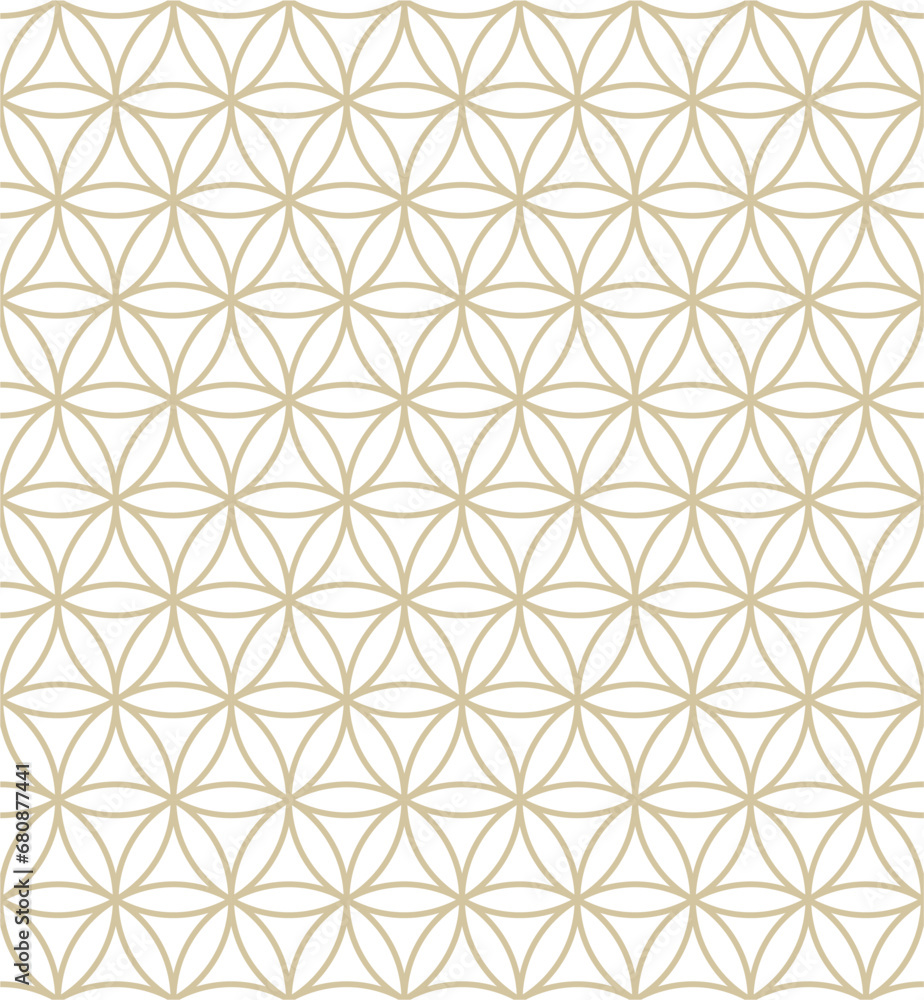 Seamless pattern with a geometric Japanese style Seamless pattern with a geometric Japanese style