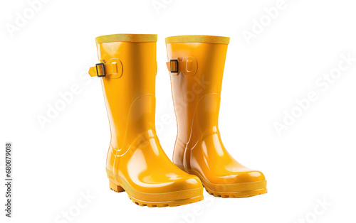 Embrace Rainy Adventures with Wellington Boots Isolated on a Transparent Background PNG