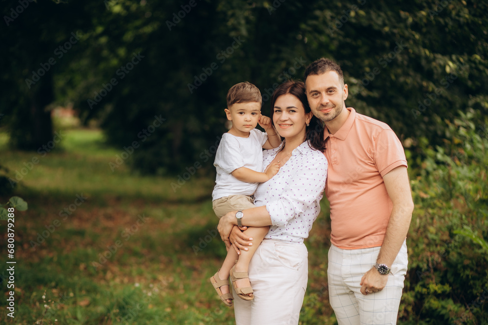 Image Of happy asian family Consisting of parents and children, Happy together for a holiday. Image Of happy asian family Consisting of parents and children, Happy together for a holiday.