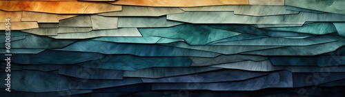 Captivating Waves of Blue, Green, and Brown - Abstract Wallpaper