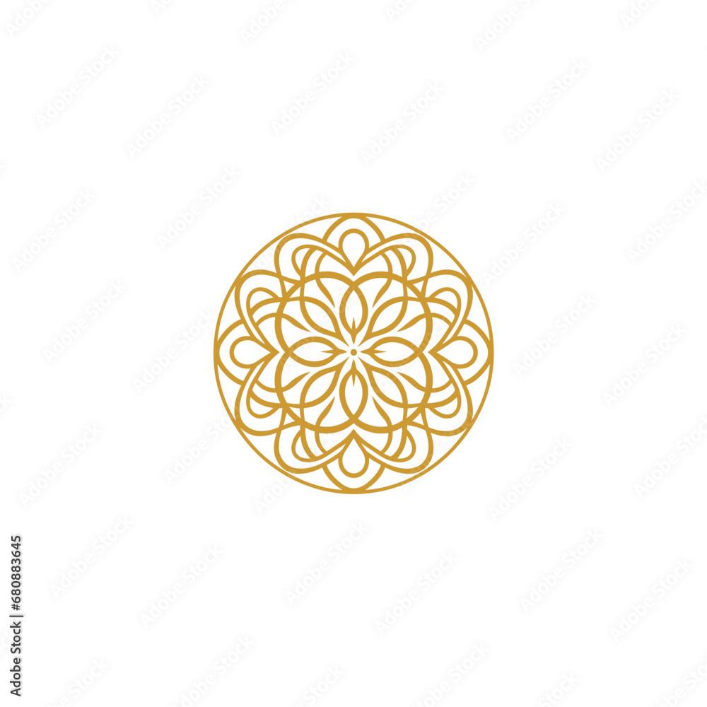 set of mandala vector elements flower style flower set of mandala vector elements flower style flower