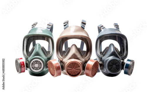Safeguard Grade Shield Professional Respirators Isolated on a Transparent Background PNG