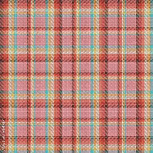 Cute Pink Retro Plaid Seamless Pattern of Fashion Style. Scottish tartan for dress, skirt, scarf, throw, jacket, fashion fabric print.