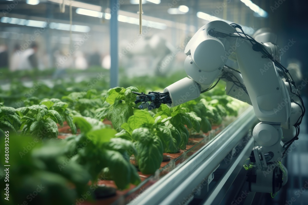 Futuristic Farming Automation Using Robotic Arms For Efficiency