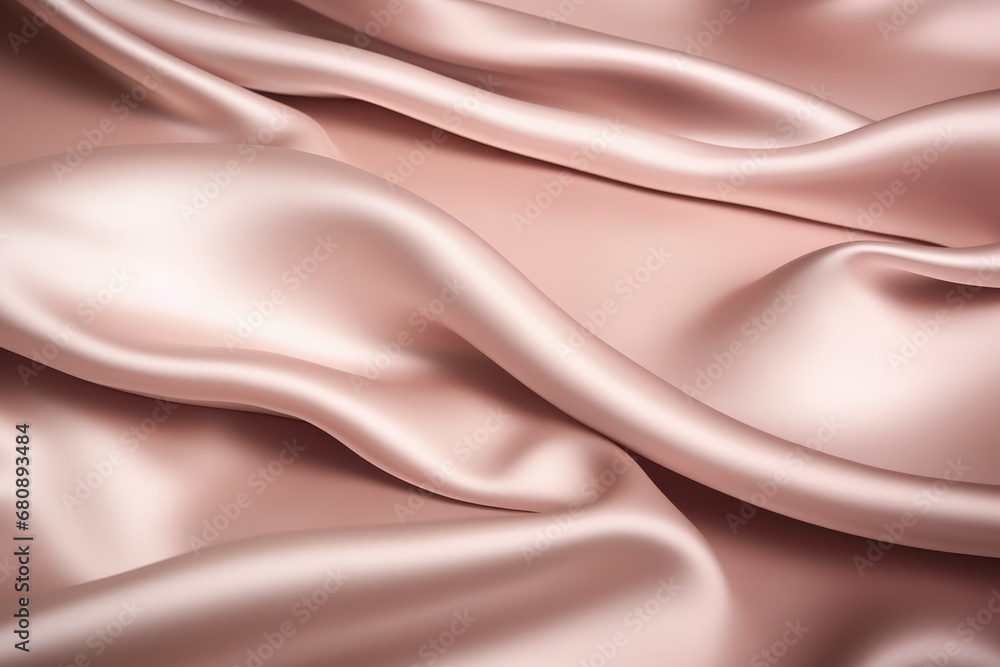 Fototapeta premium Soft Silk Satin Fabric Background, Elegant And Flowing