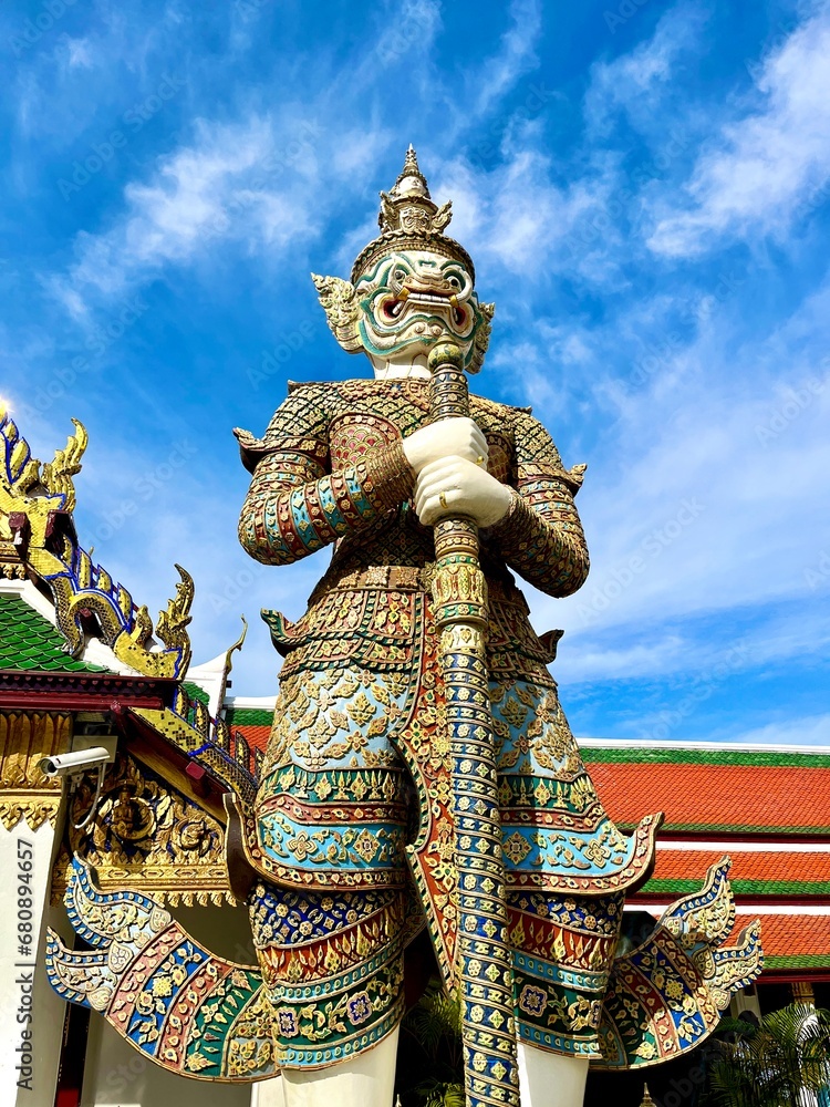 Arts in Thai Temple Wat PraKeaw Arts in Thai Temple Wat PraKeaw