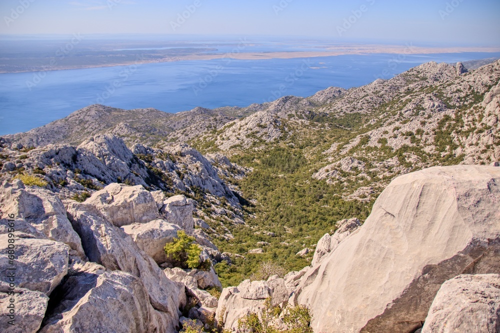 The mountains and nature of National park Paklenica, Croatia