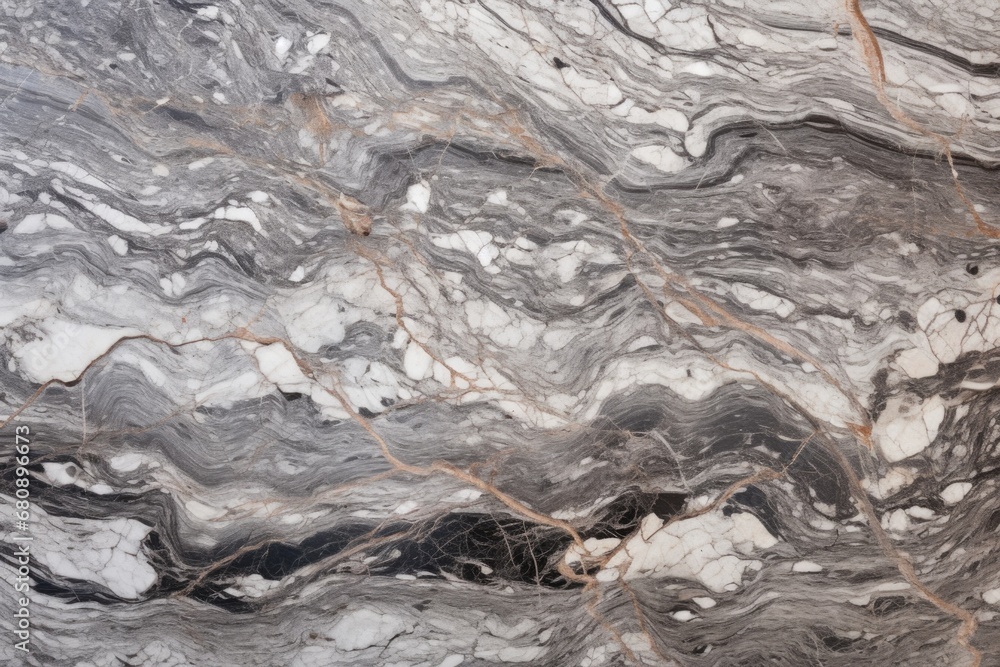 gray marble slab with darker streaks