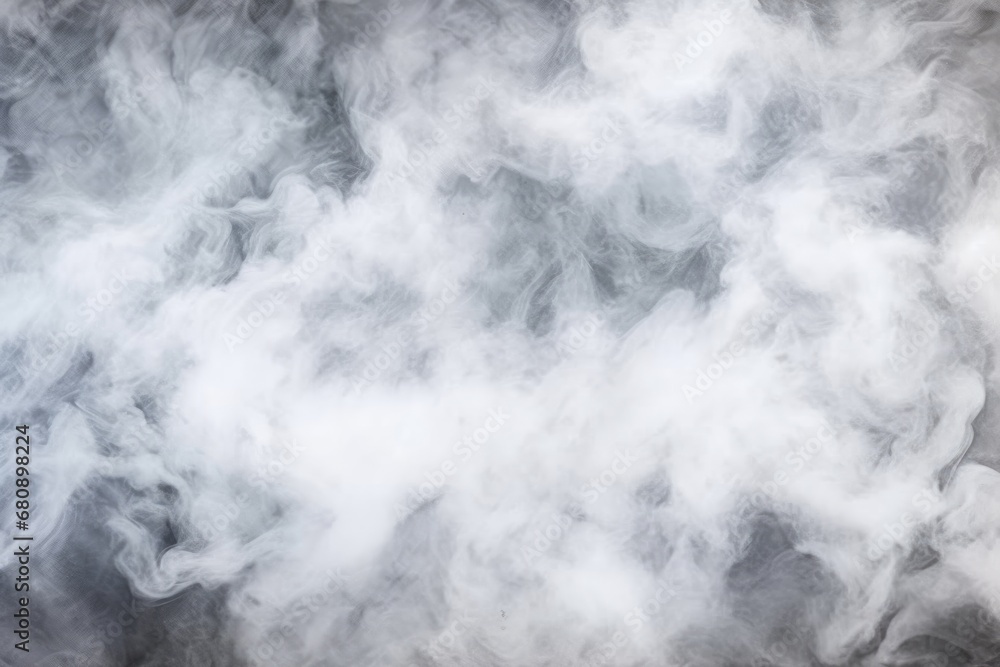Fototapeta premium dense foggy smoke texture on a light backdrop