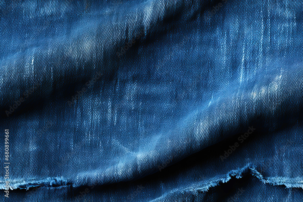 Naklejka premium dark blue denim texture background jeans seamless pattern textile