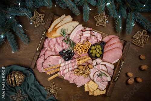 cold cuts on the New Year's table