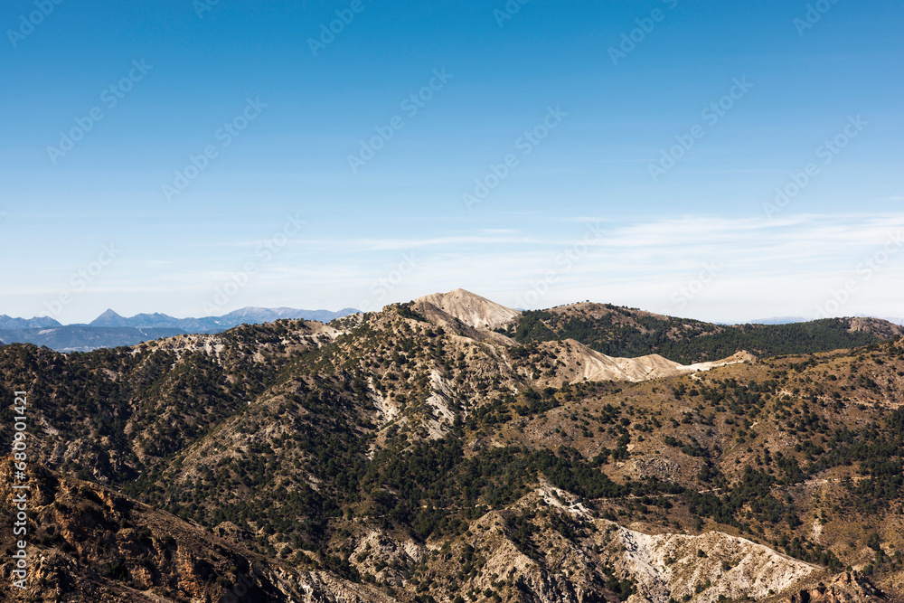 Clouds above mountain range in Andalusia, Spain Clouds above mountain range in Andalusia, Spain