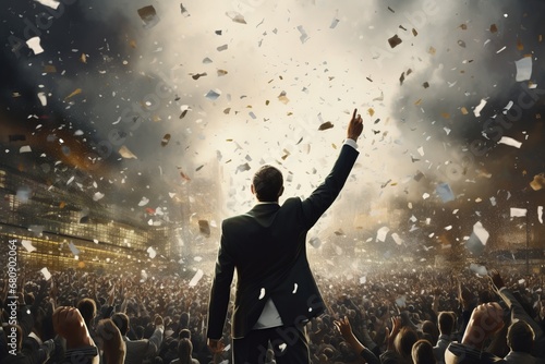 The Inspiring Leader: Captivating the Hearts of Many with His Words