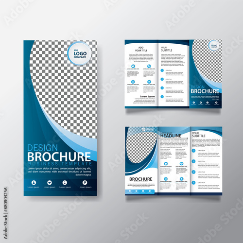 Business Marketing Tri fold brochure design, corporate Business tri fold brochure Template Design.
