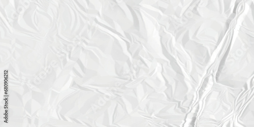 White crumpled paper texture . White wrinkled paper texture. White paper texture . White crumpled and top view textures can be used for background of text or any contents .