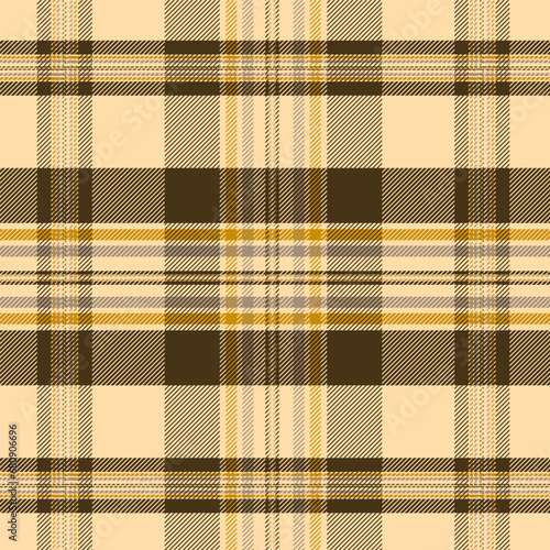 Check Plaid Seamless Pattern, Simple Pixel Textured In Brown Colorful with Herringbone Tartan, Trendy Fashion Check Textures, Hipster Style Backgrounds