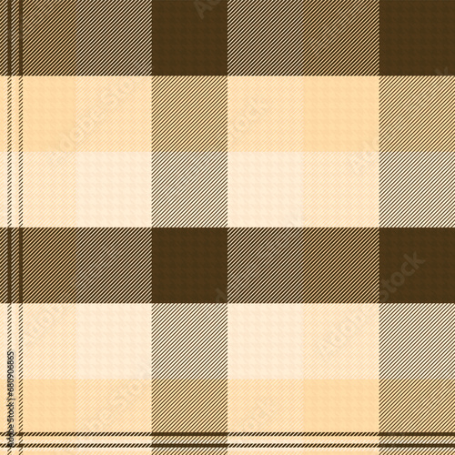 Check Plaid Seamless Pattern, Simple Pixel Textured In Brown Colorful with Herringbone Tartan, Trendy Fashion Check Textures, Hipster Style Backgrounds