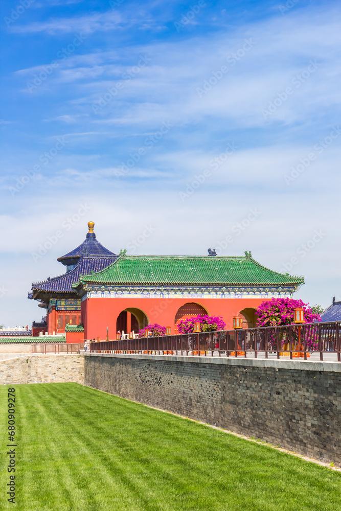 Hall of good harvest building in the Temple of Heaven Park in Beijing, China Hall of good harvest building in the Temple of Heaven Park in Beijing, China
