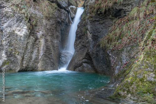 Arrako waterfall in Navarre, Spain