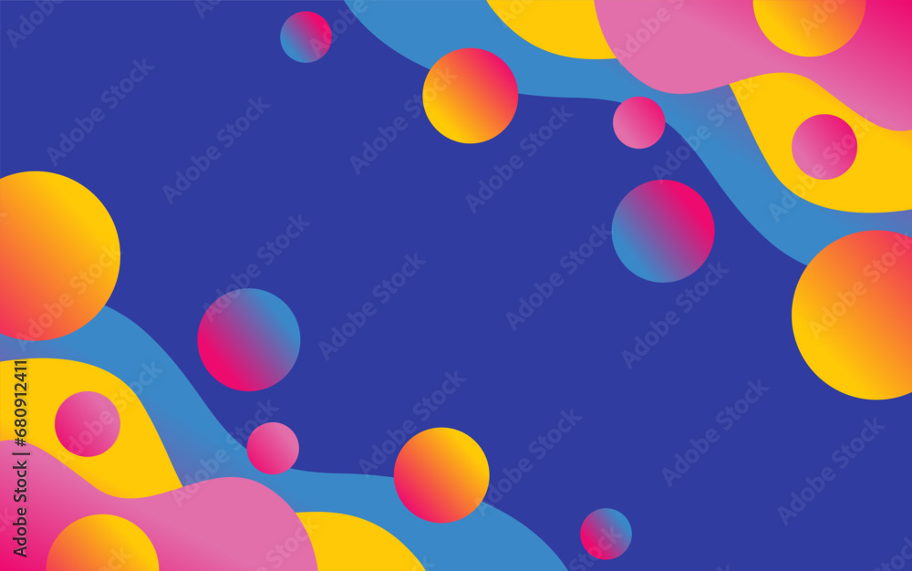 gradient liquid bubble banner abstract full color background vector gradient liquid bubble banner abstract full color background vector