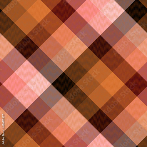 Check Plaid Seamless Pattern, Simple Pixel Textured with Herringbone Tartan, Trendy Fashion Check Textures, Hipster Style Backgrounds, Timeless Elegance 