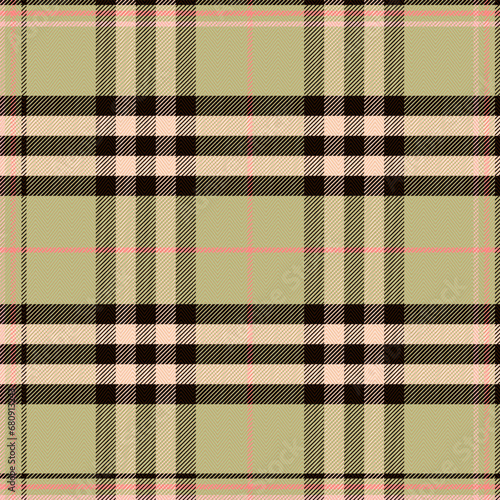 Check Plaid Seamless Pattern, Diagonal Gingham Simple Pixel Textured In Green, Black, Pink Color With Herringbone Tartan Line Grid