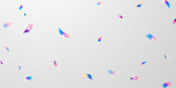 colorful confetti background for festival decoration vector illustration