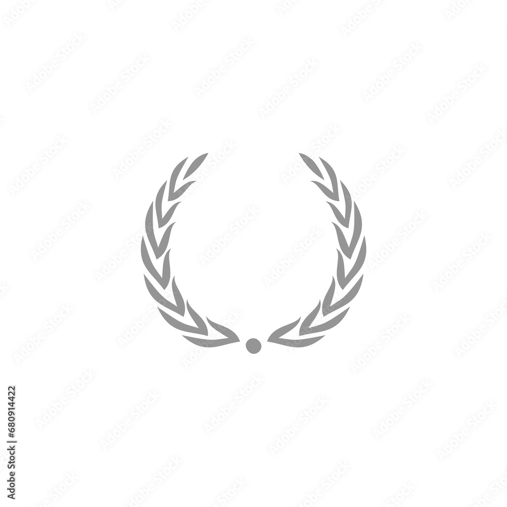 Obraz premium Laurel wreath icon. Winner Laurel wreath icon isolated on white background