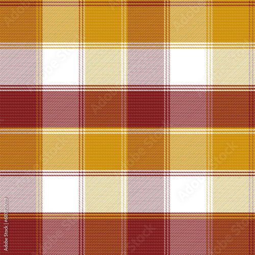 Diagonal Gingham Plaid Midi Skirt, Modern Design Seamless Checkered Texture of Classic Coat Tweed Maroon, Gold, White and Pink Colorful Background.