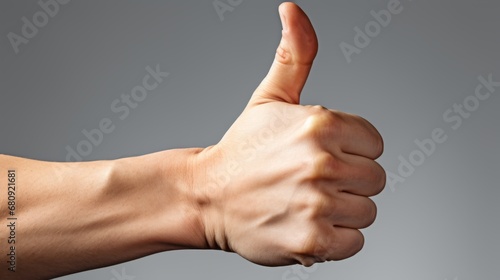 Thumb Up Finger. Thumb signal. Hands Show Finger Like