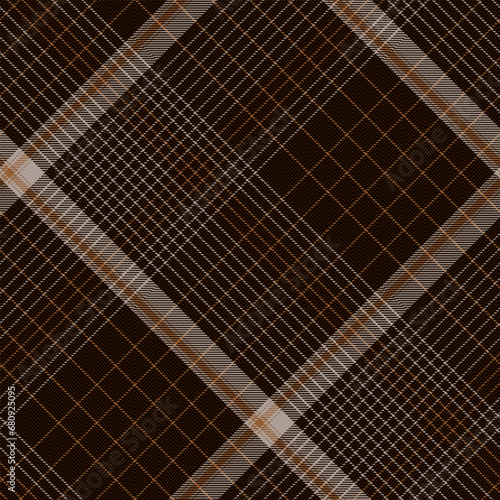 Abstract plaid check pattern in Black, gray, gold stripes, Seamless pixel textured with herringbone tartan background graphic