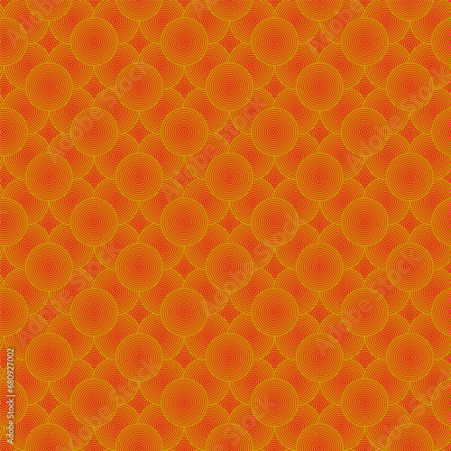 Geometric set of seamless red and gold patterns. Simpless vector graphics