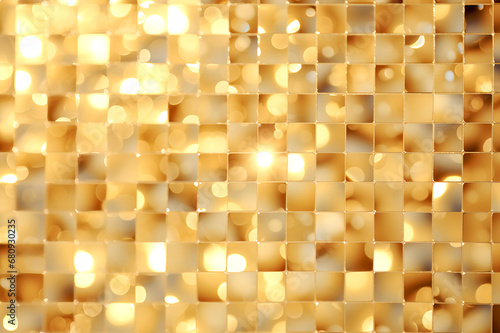 キラキラとした金色のホログラムの背景 photo