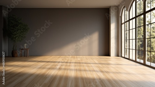 Modern blank interior