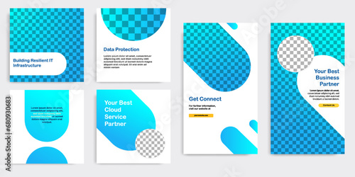 Social media carousel post banner layout for tips, did you know, podcast, motivation, self-development, product, ads, promotion, influencer, microblog, sharing knowledge template