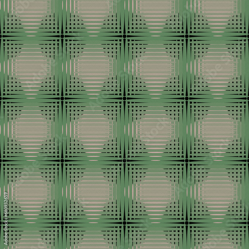 Black and Light Green with Herringbone Abstract Diagonal gingham Plaid Pattern Seamless Vector Graphic