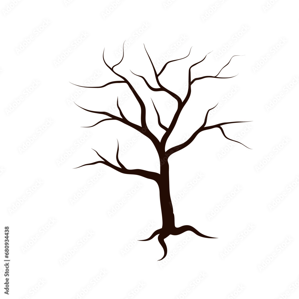 Tree drawign stock vector illustration Tree drawign stock vector illustration