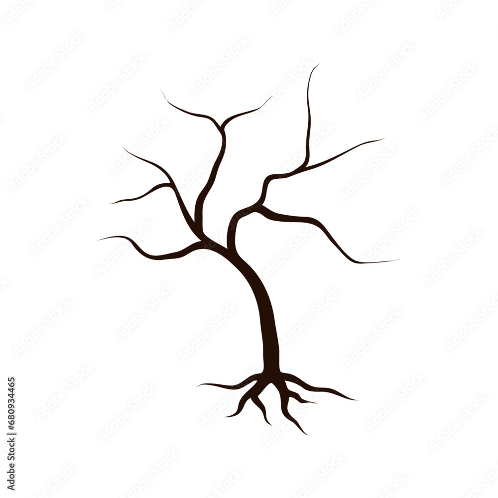 Tree drawign stock vector illustration Tree drawign stock vector illustration