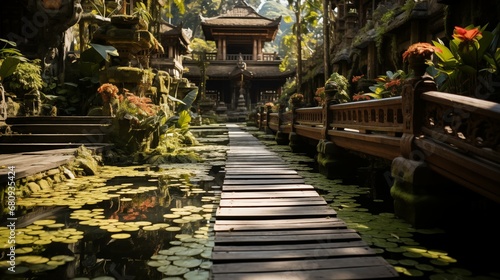 balinese temple in the jungle