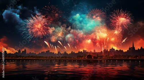 fireworks, new years eve, celebration